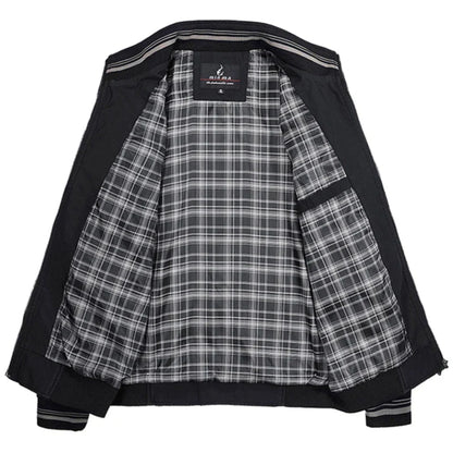 Harrington Jacke | Zip-Up | Winddicht | Bomberjacke | Freizeitjacken für Männer-Chaps Herrenmode