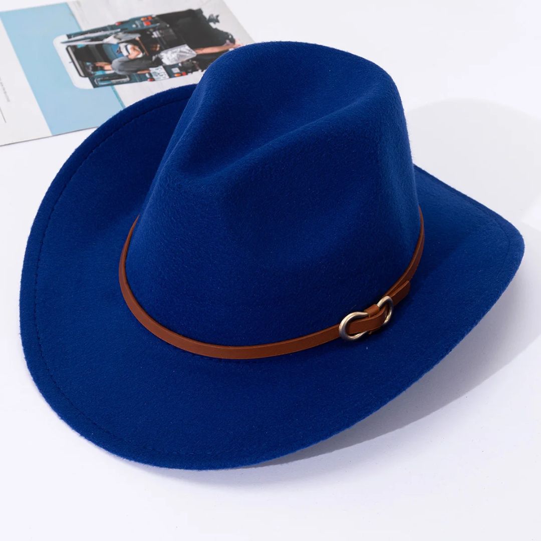 Herren Hut mit Krempe | Traditionell | Lederhosen Hut | Deutsche Hüte für Oktoberfest | Oktoberfest Outfits-Blau-Chaps Herrenmode