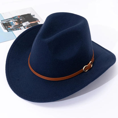 Herren Hut mit Krempe | Traditionell | Lederhosen Hut | Deutsche Hüte für Oktoberfest | Oktoberfest Outfits-Navy Blau-Chaps Herrenmode