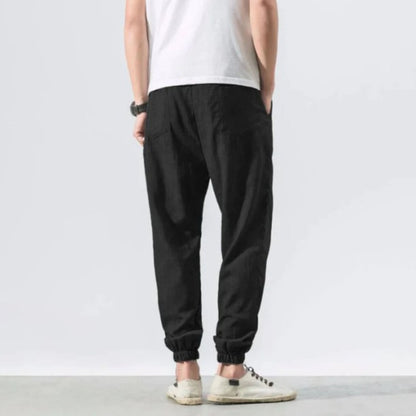 Herren Jogger - Freizeit - Leichtgewicht - Kordelzughosen - Herrenhosen-Chaps Herrenmode