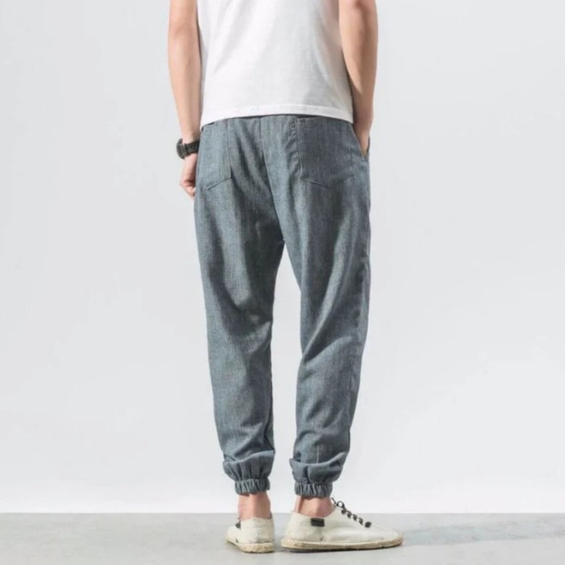 Herren Jogger - Freizeit - Leichtgewicht - Kordelzughosen - Herrenhosen-Chaps Herrenmode