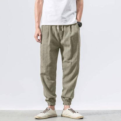 Herren Jogger - Freizeit - Leichtgewicht - Kordelzughosen - Herrenhosen-Chaps Herrenmode