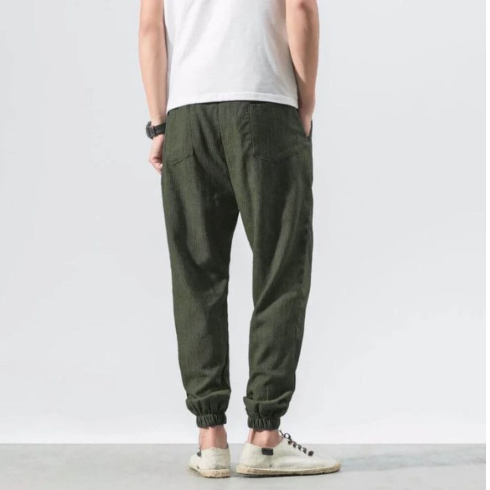Herren Jogger - Freizeit - Leichtgewicht - Kordelzughosen - Herrenhosen-Chaps Herrenmode