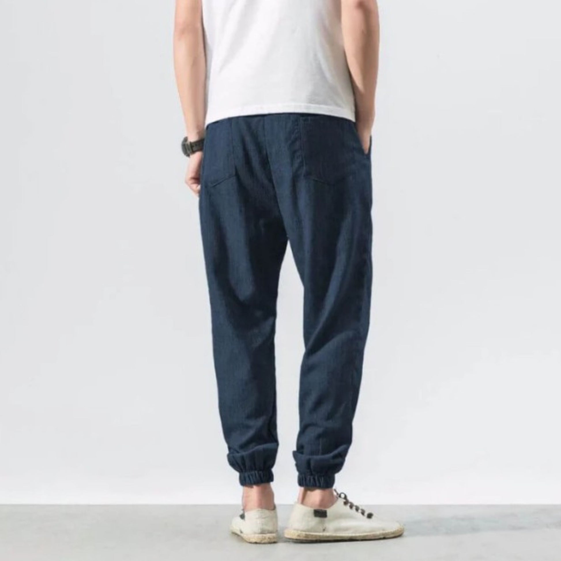 Herren Jogger - Freizeit - Leichtgewicht - Kordelzughosen - Herrenhosen-Chaps Herrenmode