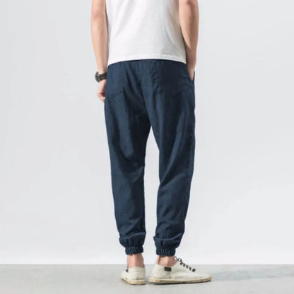 Herren Jogger - Freizeit - Leichtgewicht - Kordelzughosen - Herrenhosen-Chaps Herrenmode