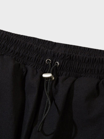 Herren-Jogginghose – Kordelzug – Weites Bein – Trainingshose – Workout-Hose-Chaps Herrenmode