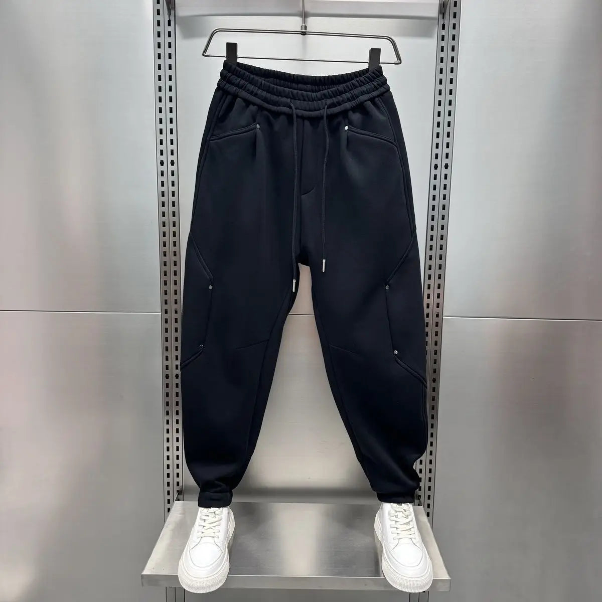 Herren-Jogginghosen | Bequem | Elastischer Bund | Baggy-Jogginghosen | Sweathosen-Chaps Herrenmode