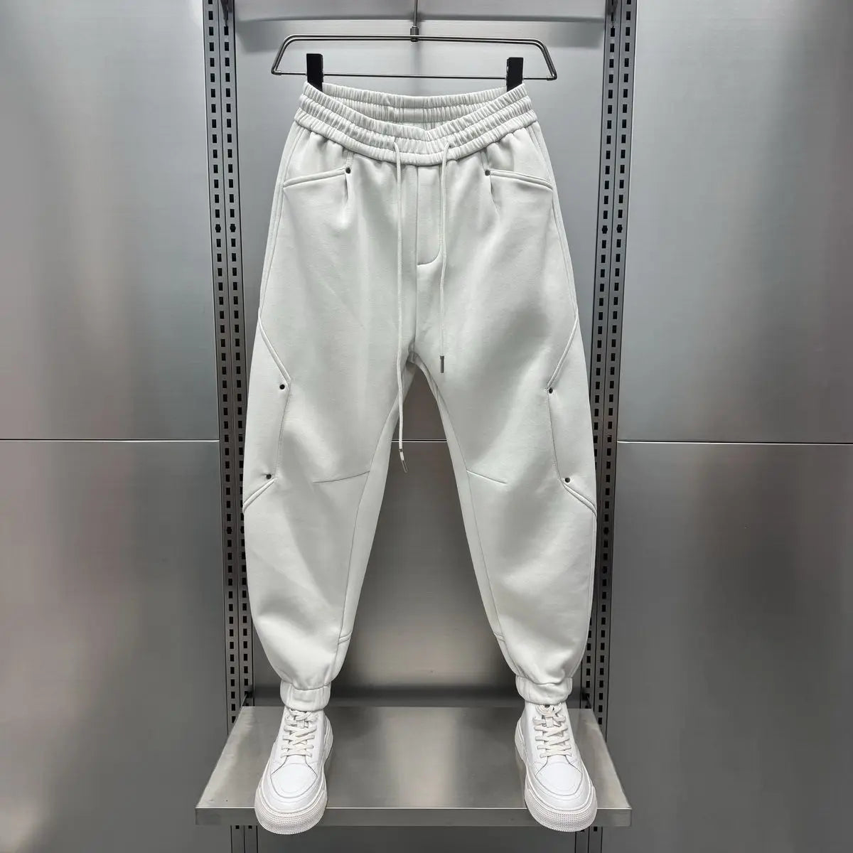 Herren-Jogginghosen | Bequem | Elastischer Bund | Baggy-Jogginghosen | Sweathosen-Chaps Herrenmode
