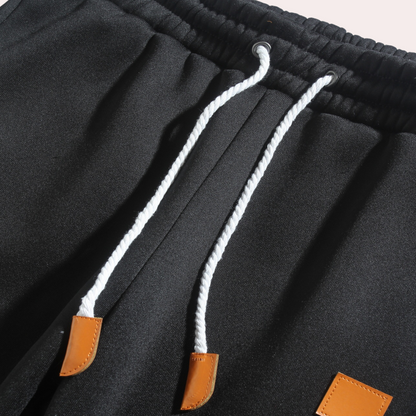 Herren-Jogginghosen | Kordelzug | Elastischer Bund | Freizeithosen | Herren-Sweathosen-Chaps Herrenmode