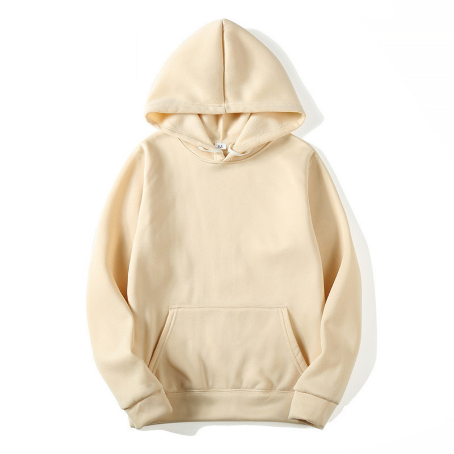 Herren-Kapuzenpullover – Gemütlich – mit Taschen – Pullover mit Kapuze – Herrenbekleidung-Beige-S-Chaps Herrenmode