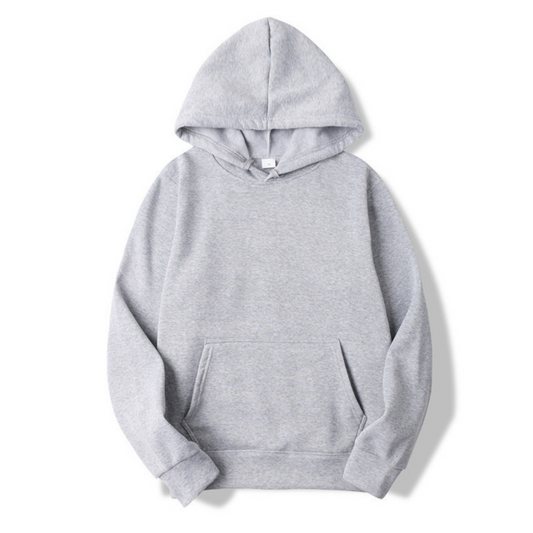 Herren-Kapuzenpullover – Gemütlich – mit Taschen – Pullover mit Kapuze – Herrenbekleidung-Grau-S-Chaps Herrenmode