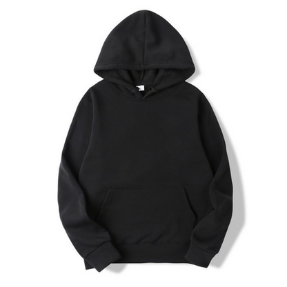 Herren-Kapuzenpullover – Gemütlich – mit Taschen – Pullover mit Kapuze – Herrenbekleidung-Schwarz-S-Chaps Herrenmode
