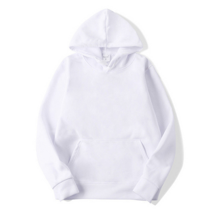 Herren-Kapuzenpullover – Gemütlich – mit Taschen – Pullover mit Kapuze – Herrenbekleidung-Weiß-S-Chaps Herrenmode