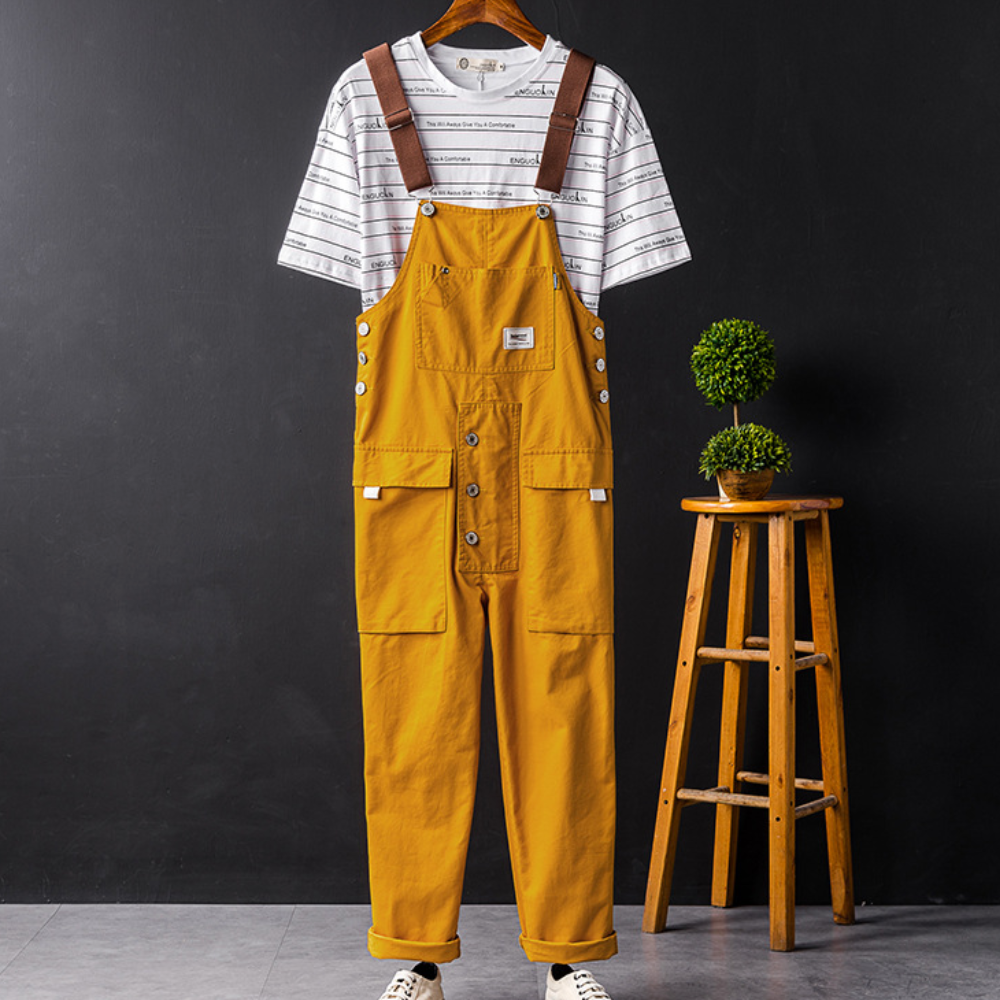Herren-Overalls | Cargohosen | Taschen | Latzhosen | Herrenbekleidung-Chaps Herrenmode