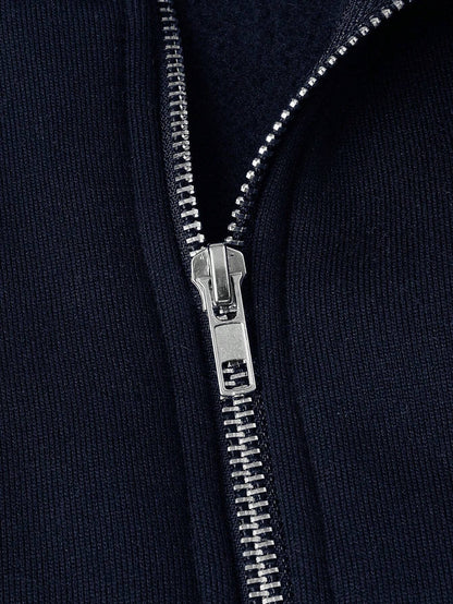 Herren-Pullover mit halbem Reißverschluss | Warm | Winter | Sweatshirt | Herren-Pullover mit Viertelreißverschluss-Chaps Herrenmode
