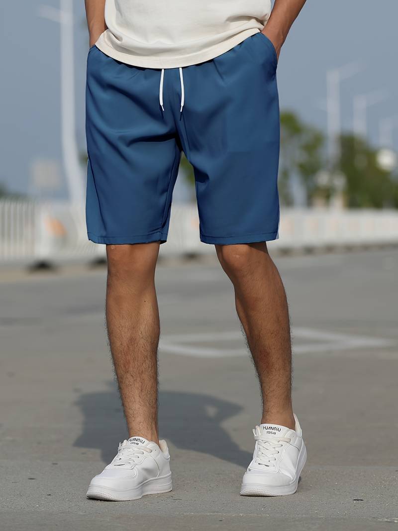 Herren-Shorts – Lässige Sommer-Shorts mit Kordelzug für Männer-Chaps Herrenmode