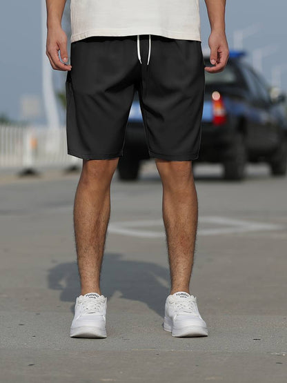 Herren-Shorts – Lässige Sommer-Shorts mit Kordelzug für Männer-Chaps Herrenmode