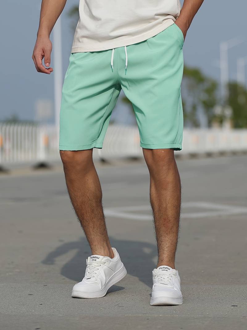 Herren-Shorts – Lässige Sommer-Shorts mit Kordelzug für Männer-Chaps Herrenmode