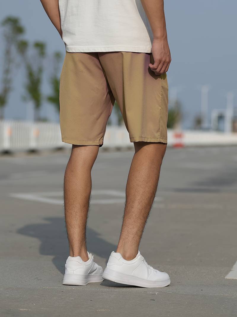 Herren-Shorts – Lässige Sommer-Shorts mit Kordelzug für Männer-Chaps Herrenmode
