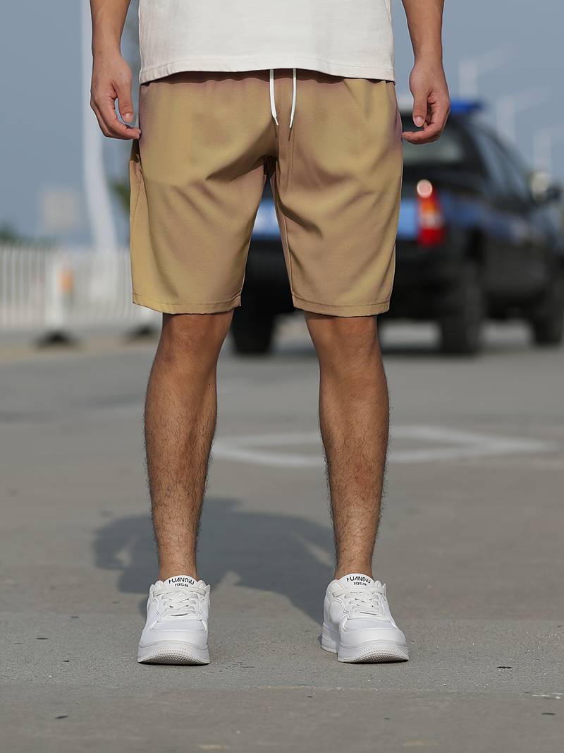 Herren-Shorts – Lässige Sommer-Shorts mit Kordelzug für Männer-Chaps Herrenmode