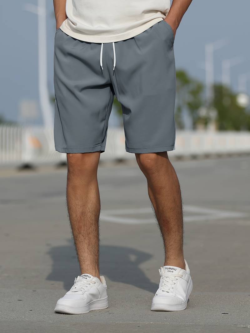Herren-Shorts – Lässige Sommer-Shorts mit Kordelzug für Männer-Chaps Herrenmode