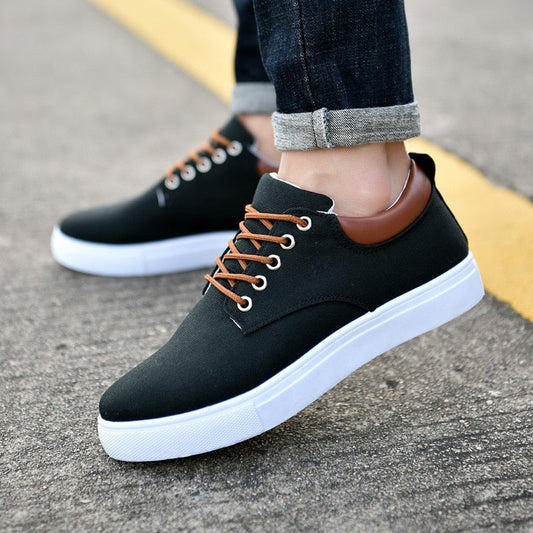 Herren-Sneaker – Lässig – Bequem – Slipper – Herrenschuhe-Schwarz-39-Chaps Herrenmode