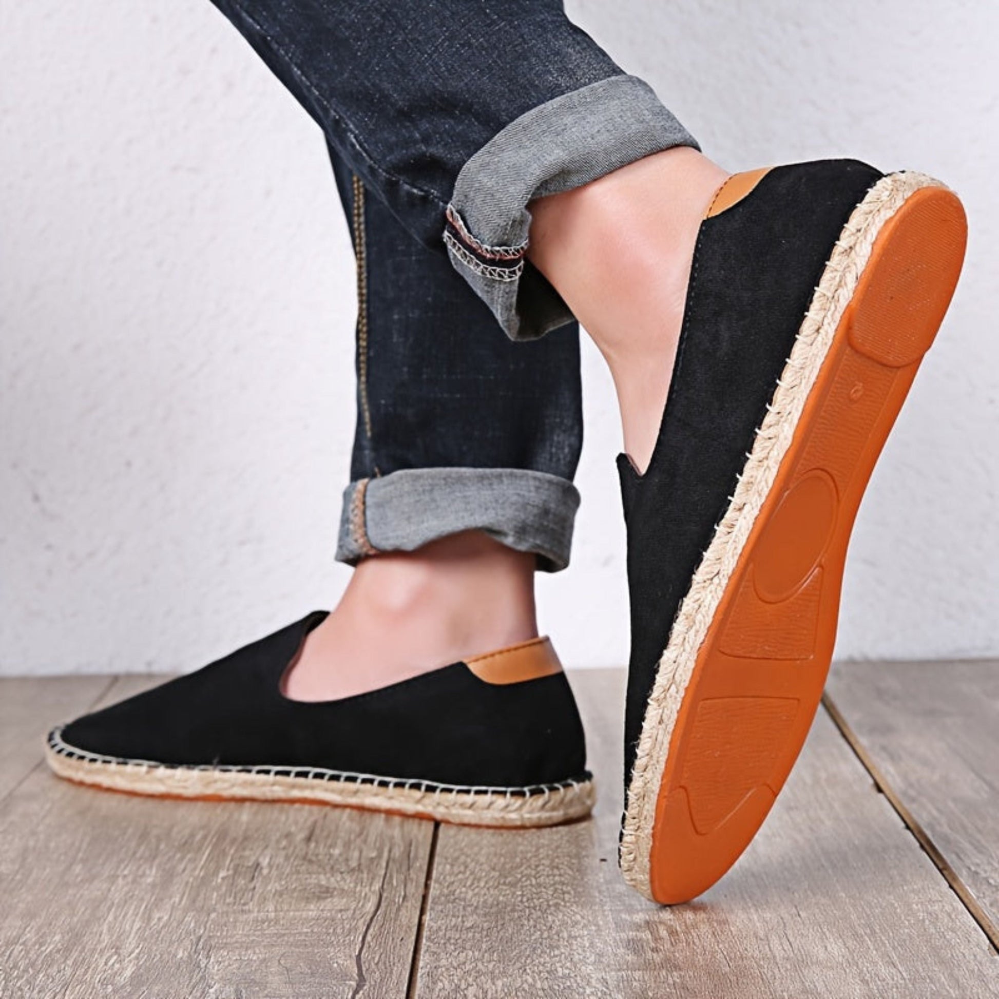 Herren Sommerschuhe - Flach - Slip-On - Leichte Schuhe - Herren Espadrilles-Chaps Herrenmode