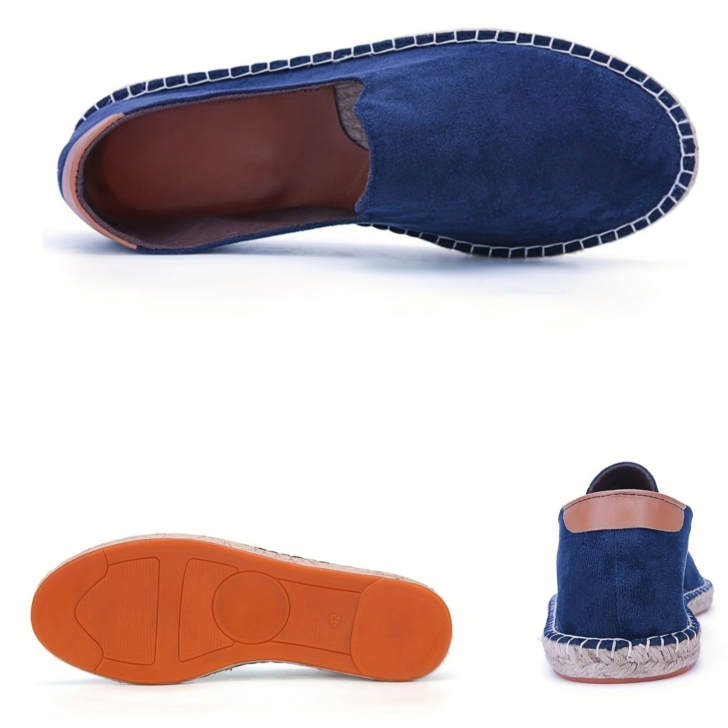 Herren Sommerschuhe - Flach - Slip-On - Leichte Schuhe - Herren Espadrilles-Chaps Herrenmode