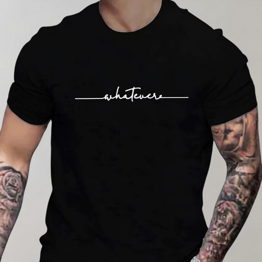 Herren T-Shirt - Kurzarm - Regular Fit - T-Shirt mit Rundhalsausschnitt - Herrenbekleidung-Schwarz-S-Chaps Herrenmode