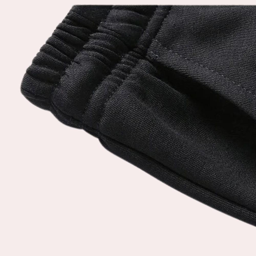 Herren-Trainingsanzug – mit Reißverschluss – Kordelzug – zweiteiliges Set – Sportbekleidung für Herren-Chaps Herrenmode