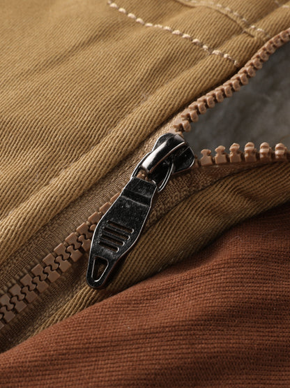 Herren-Winterjacke | Warm | Mit Kapuze | Winterparka | Jacke mit Sher-Chaps Herrenmode
