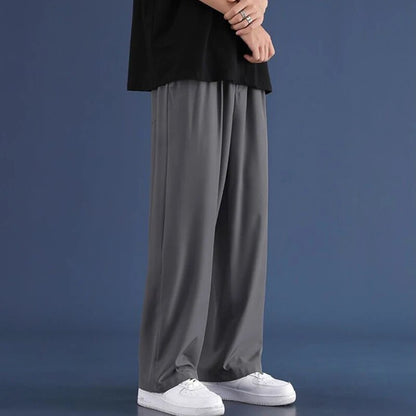 Herrenhosen | Casual | Loose Fit | Straight Leg Pants | Wide Leg Joggers-Chaps Herrenmode