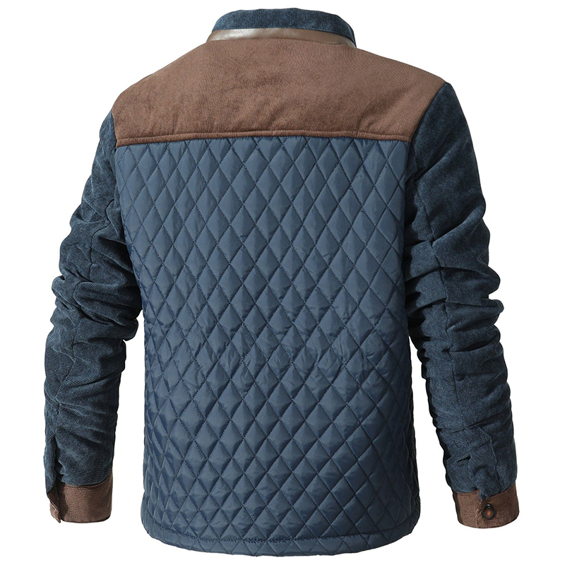 Herrenjacke - Button-Up - Herbst - Steppjacke - Winterjacke-Chaps Herrenmode