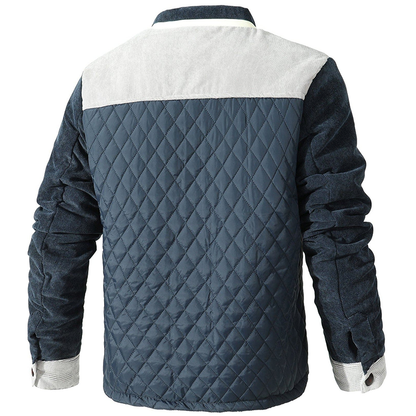 Herrenjacke - Button-Up - Herbst - Steppjacke - Winterjacke-Chaps Herrenmode