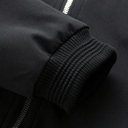 Herrenjacke – winddichte Herbst-Bomberjacke mit Reißverschluss-Chaps Herrenmode