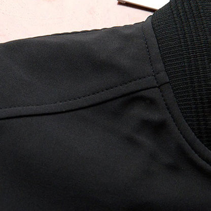 Herrenjacke – winddichte Herbst-Bomberjacke mit Reißverschluss-Chaps Herrenmode