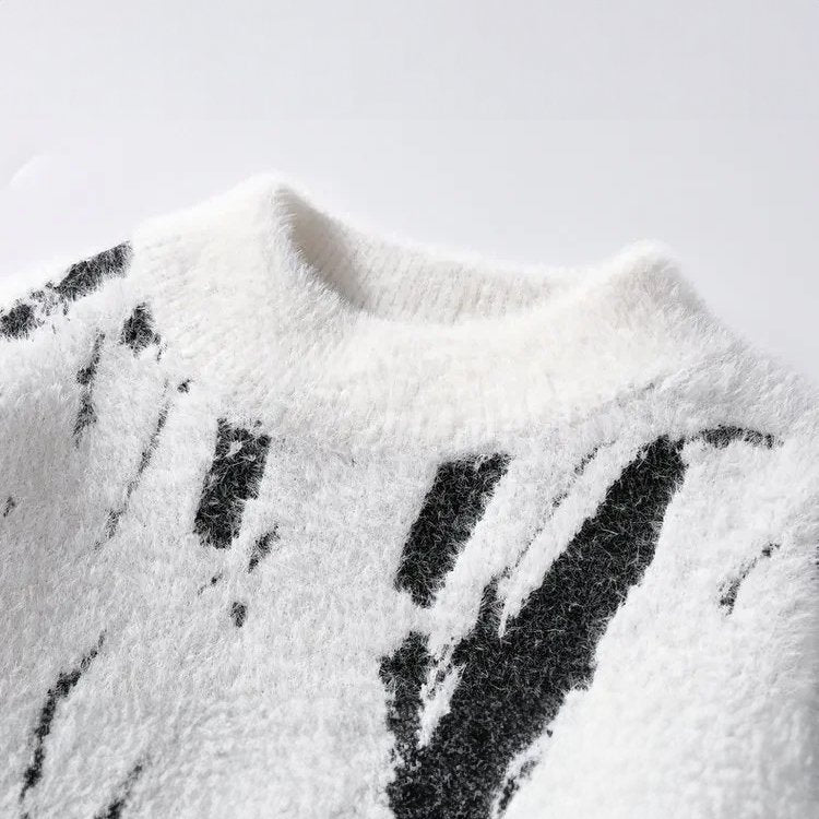 Herrenpullover | Flauschig | Warm | Strickpullover | Herren-Winterpullover-Chaps Herrenmode
