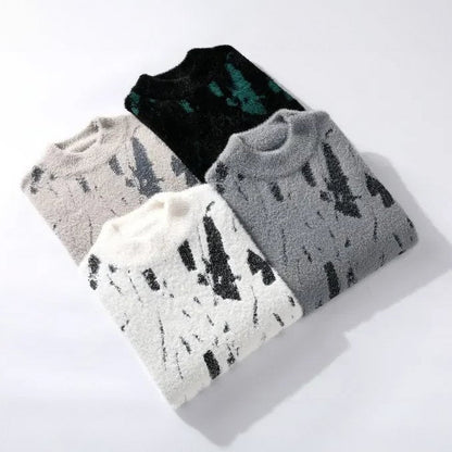 Herrenpullover | Flauschig | Warm | Strickpullover | Herren-Winterpullover-Chaps Herrenmode
