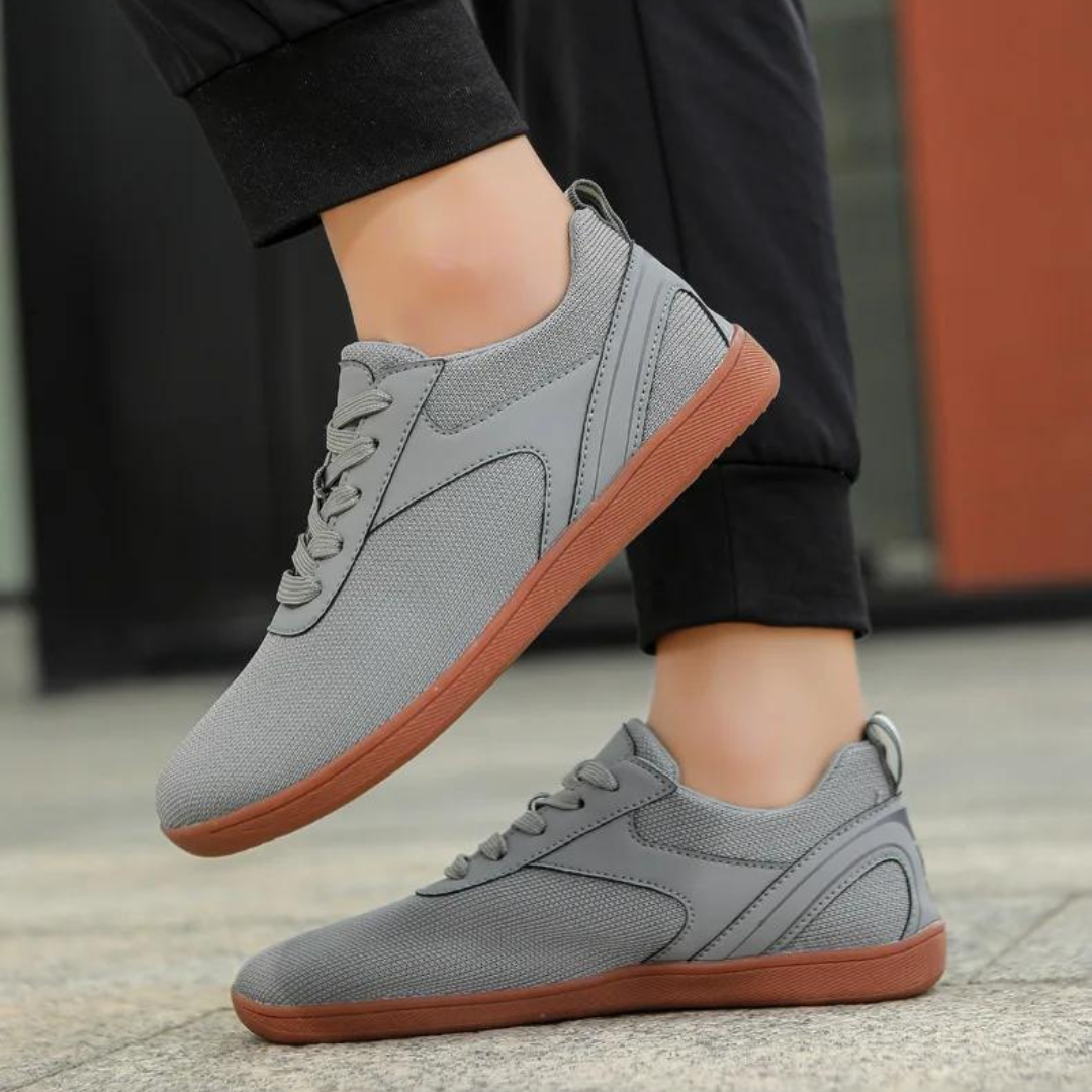 Herrenschuhe – Bequem – Schnürschuhe – Slip-On-Sneaker – Herrenschuhe-Grau-37-Chaps Herrenmode
