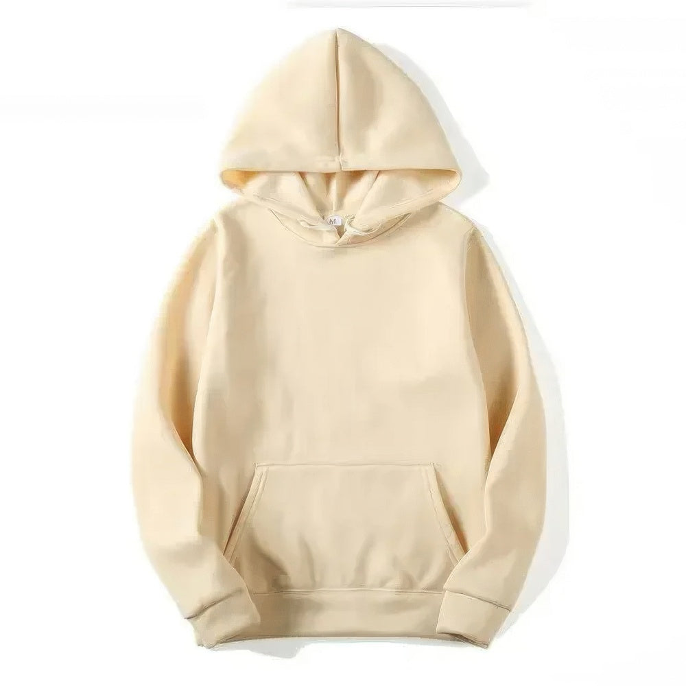 Hoodie – Warmer Pullover mit Kängurutasche für Männer und Frauen-Khaki-S-Chaps Herrenmode