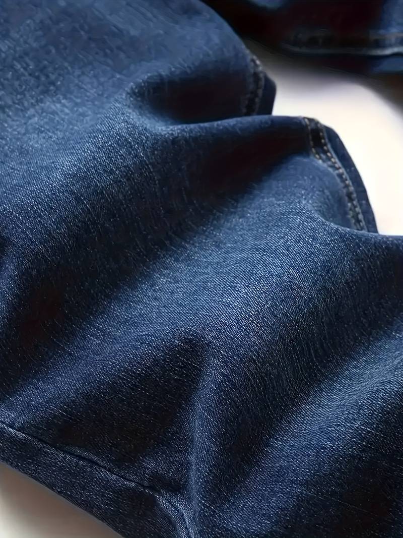 Jeans - Herren Zerrissen Dehnen chlank Passform Jeans-Chaps Herrenmode
