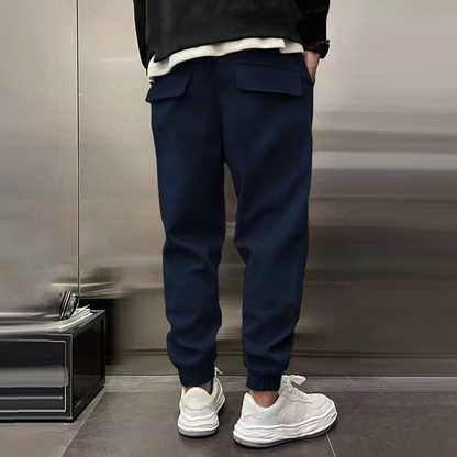 Jogger | Kordelzug | Lockere Passform | Jogginghose | Jogginghose für Herren-Chaps Herrenmode