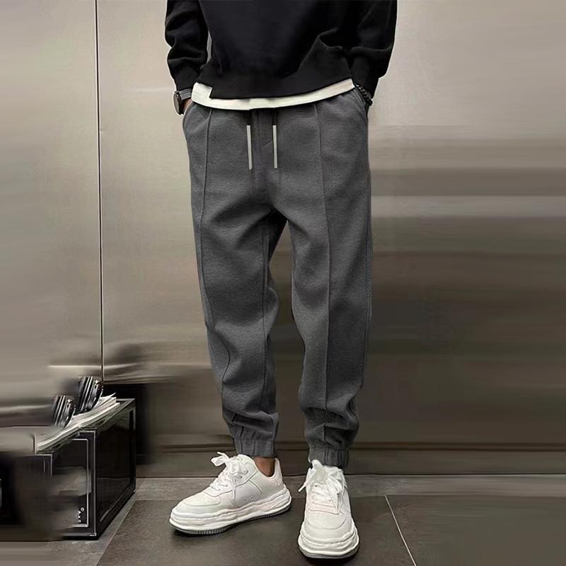 Jogger | Kordelzug | Lockere Passform | Jogginghose | Jogginghose für Herren-Dunkelgrün-M-Chaps Herrenmode
