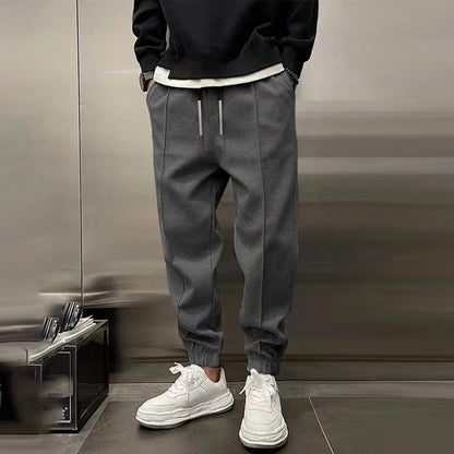 Jogger | Kordelzug | Lockere Passform | Jogginghose | Jogginghose für Herren-Dunkelgrün-M-Chaps Herrenmode