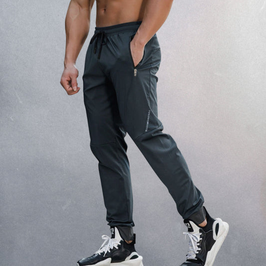 Jogginghose – Kordelzug – Leicht – Jogginghose – Activewear für Männer-Grau-S-Chaps Herrenmode