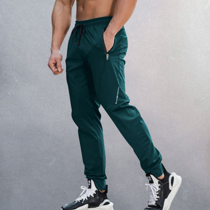 Jogginghose – Kordelzug – Leicht – Jogginghose – Activewear für Männer-Grün-S-Chaps Herrenmode