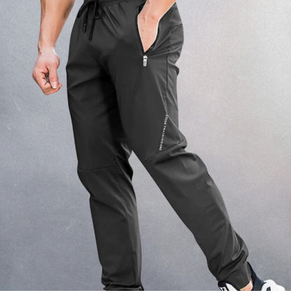 Jogginghose – Kordelzug – Leicht – Jogginghose – Activewear für Männer-Schwarz-S-Chaps Herrenmode