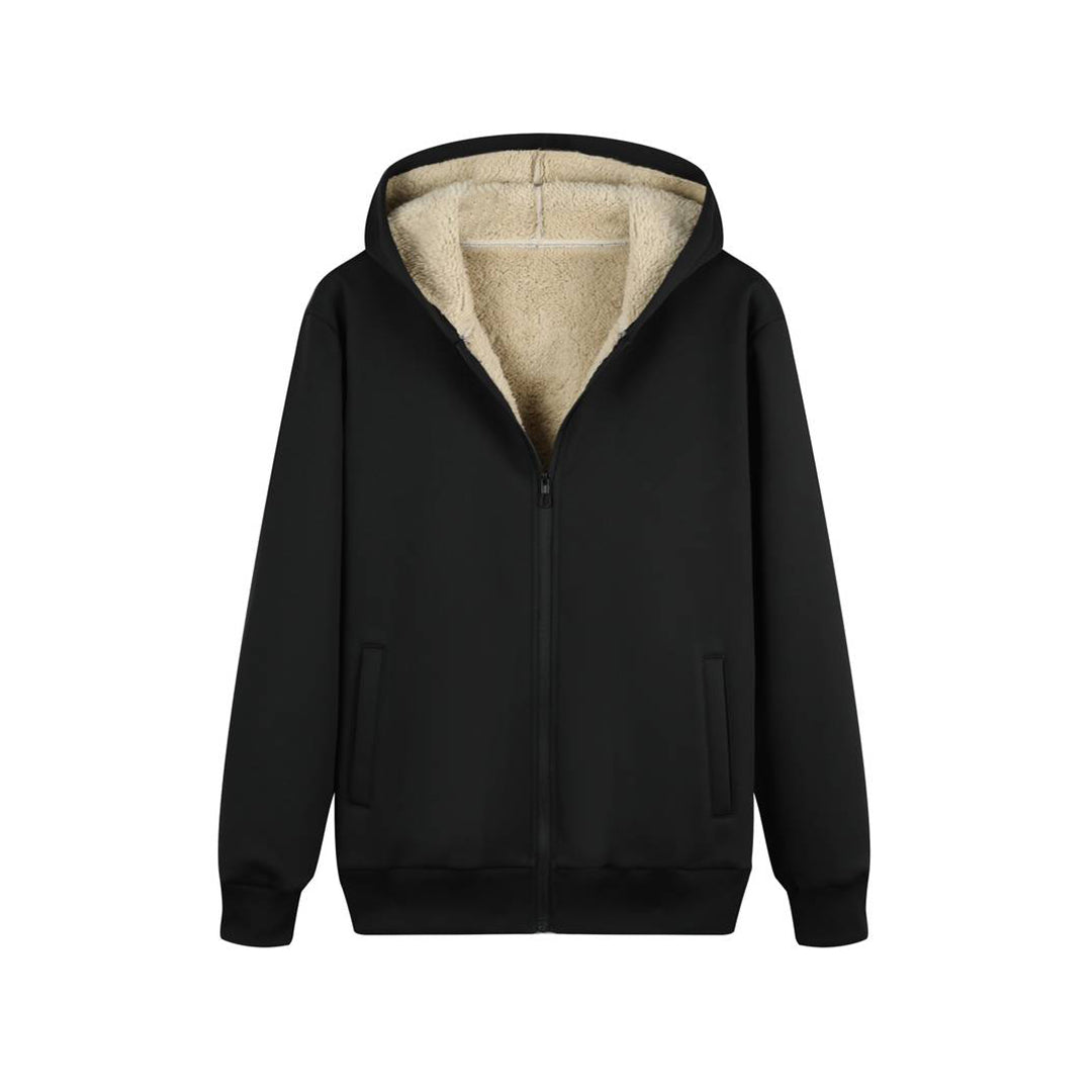 Kapuzen-Jogger-Set | Zip-Up | Fell gefüttert | Zweiteiliges Set | Herrenbekleidung-Chaps Herrenmode