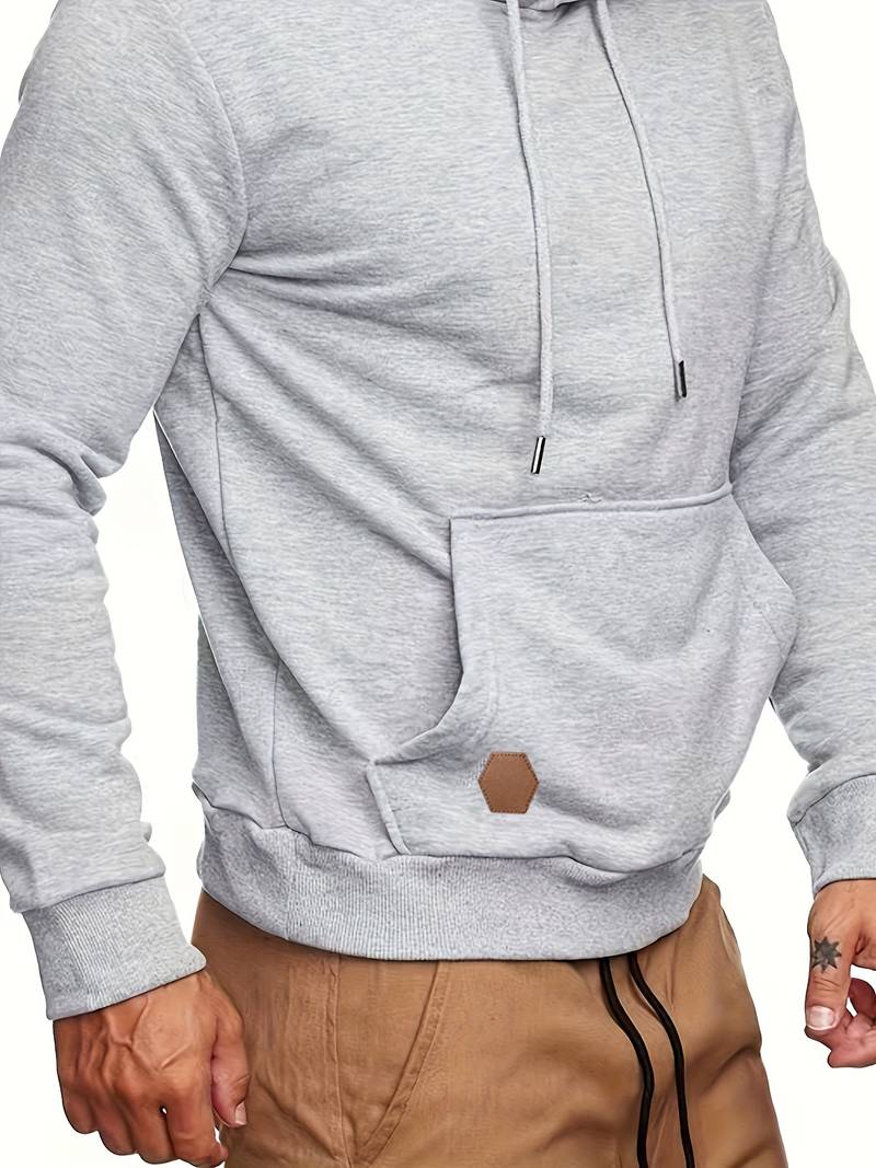 Kapuzenpullover mit Gesichtsmaske | Normale Passform | Tasche | Pullover-Kapuzenpullover | Herren-Kapuzenpullover-Chaps Herrenmode