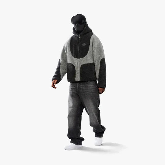 Kapuzenpullover mit Reißverschluss – Warm – Bequem – Fleece-Kapuzenpullover – Herren-Kapuzenpullover-Chaps Herrenmode